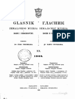 Ciro Truhelka - Glasnik Zemaljskog Muzeja U BiH - XX - 1908 PDF | PDF