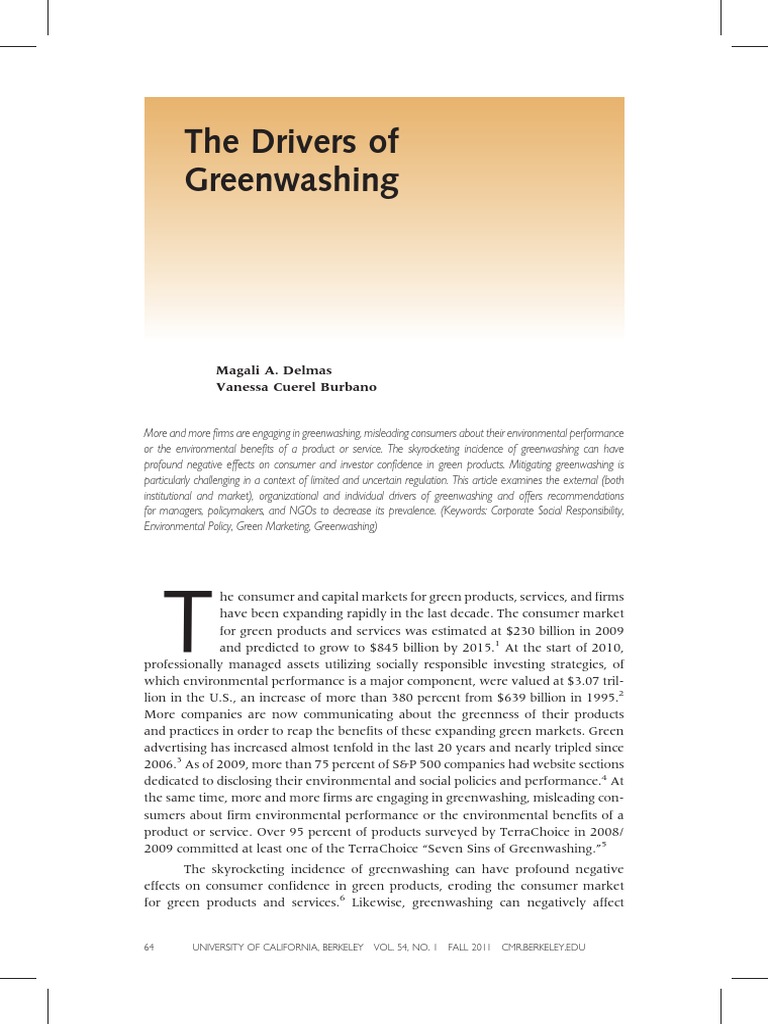 Fiji Water and Corporate Social Responsibility PDF Federal Trade