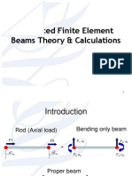 Advanced Finite Element Beams Theory & Calculations