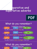 Comparative and Superlative Adverbs