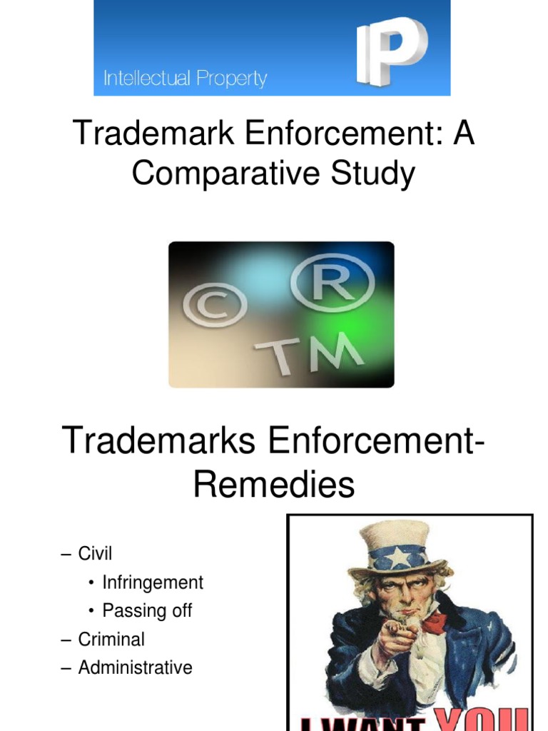 Trademark Enforcement Remedies Overview | PDF | Trademark ...