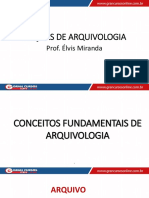 Noções de Arquivologia: Prof. Élvis Miranda