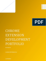 Chrome Extension Development Portfolio