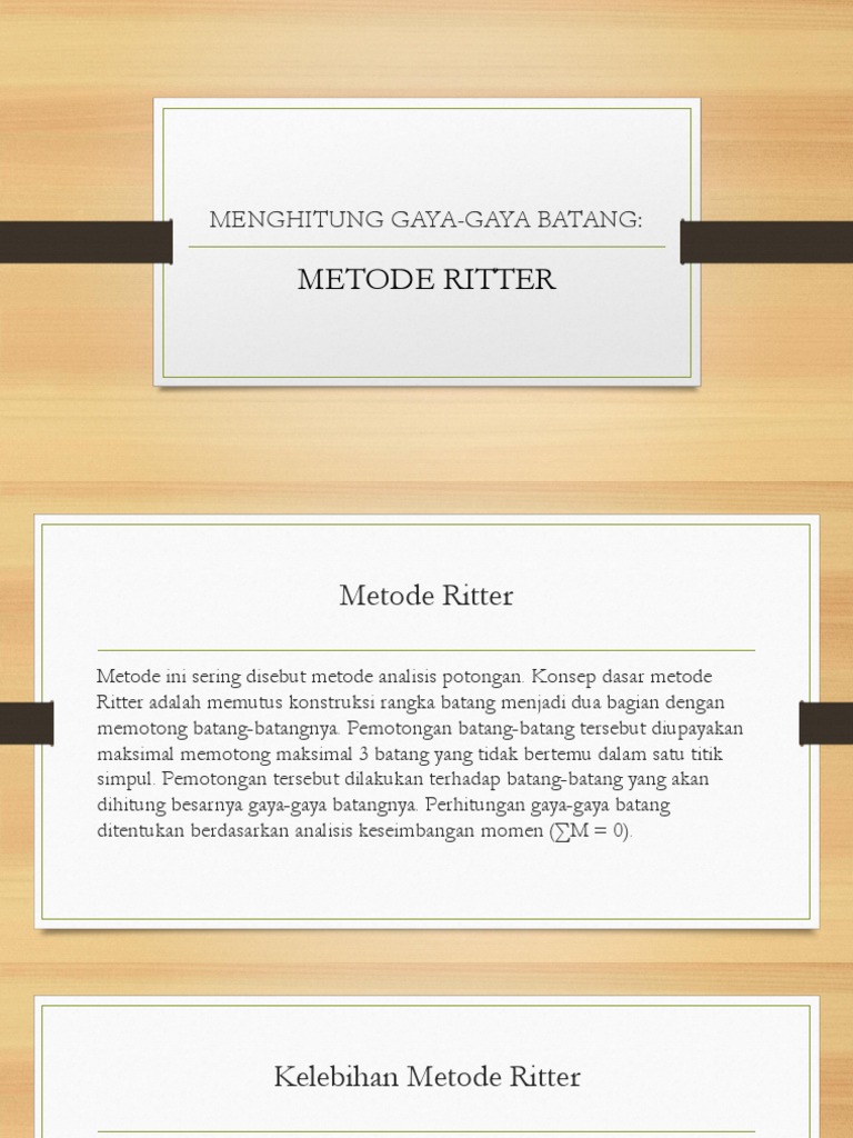 Metode Ritter | PDF