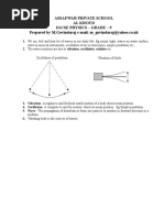 IGCSE Waves Notes