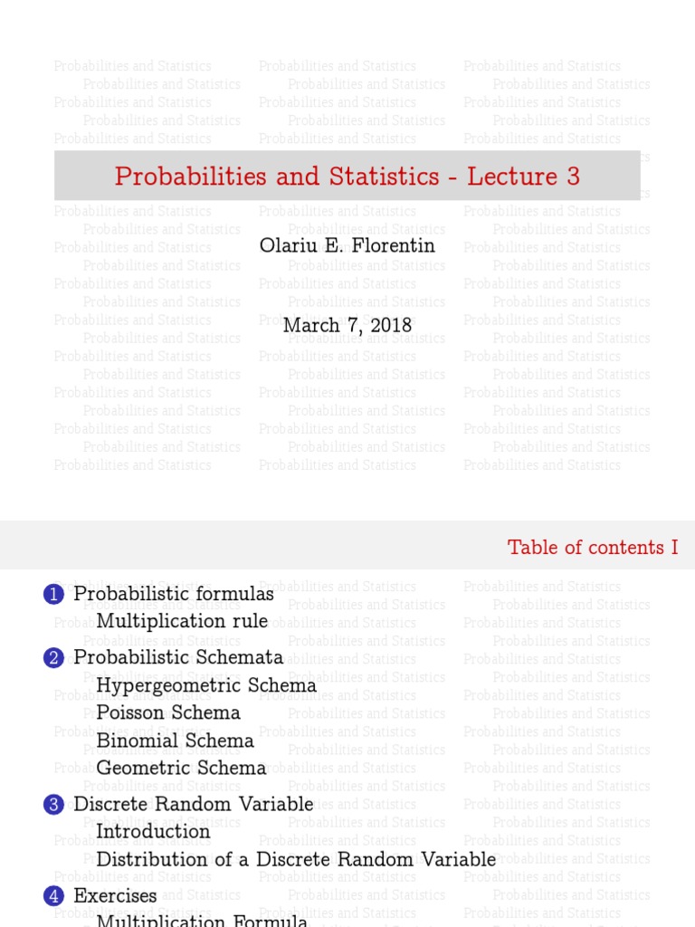 Probability3 en | PDF | Probability Distribution | Probability Theory