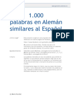 1000 Palabras en Aleman