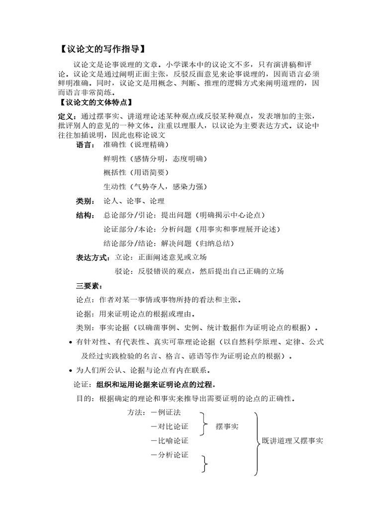 10 议论文的写作指导| PDF