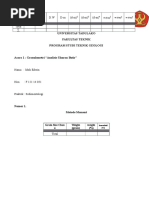 Universitas Tadulako Fakultas Teknik Program Studi Teknik Geologi