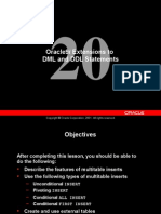 Oracle9i Extensions To DML and DDL Statements