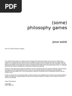 Philosophy Games