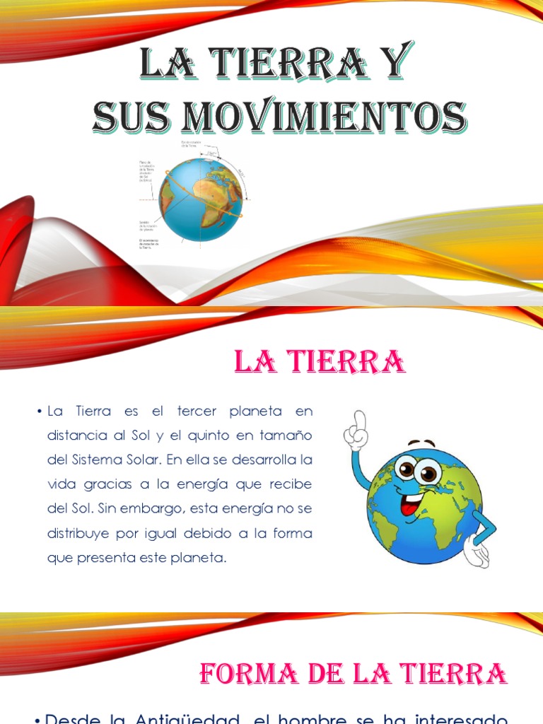 Movimientos de la Tierra para Niños | PDF | Tierra | Astronomía