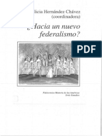 Hacia Un Nuevo Federalismo? Alicia Hernández Chávez (Coord.)