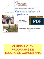 Propuesta Curricular