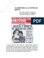 Retorno Clandestino de Julieta y Mireya, Iván Ljubetic