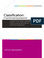 Classification:: A Machine Learning Perspective