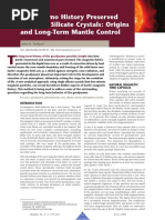 Geodynamo History Preserved in Single Silicate Crystals: Origins and Long-Term Mantle Control