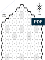 Avalon Hill - Gladiator Hex Map