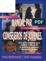 Manual para Consejeros de Jóvenes. Josh McDowell