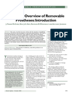 53941686 a Clinical Overview of Removable Prostheses Introduction 1 Factors to fff in Planning a Removable Partial Denture