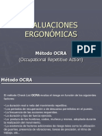 Evaluaciones Ergonómicas - Método OCRA
