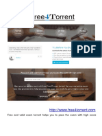 Free Torrent: Free and Valid Exam Torrent Helps You To Pass The Exam With High Score