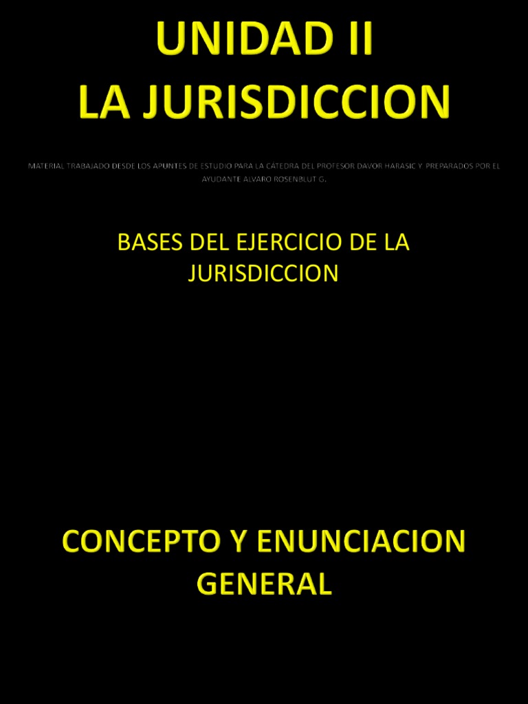 Bases del Ejercicio de la Jurisdicción | PDF | Competencia (ley) | Juez
