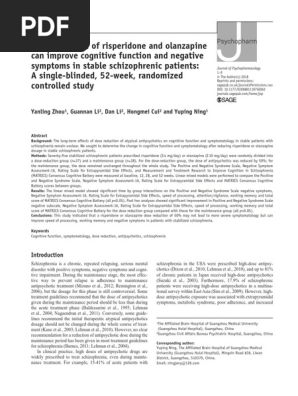 olanzapine 0.5mg risperidone