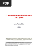 Materialismo Histórico Em 14 Lições