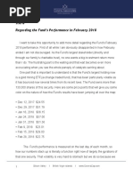 A Brief Follow Up Note to the March 2018 Investment Letter - Corona Associates Capital Management LLC