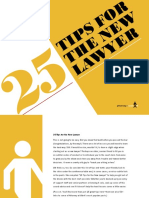 25 Tips For The New Lawyer