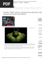Proteína _Hulk_ Afeta o Crescimento de Músculos e Deixa Pessoas Mais Fortes Sem Esforço _ HypeSci
