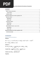 Numerical Methods For Solutions of Equations in Python