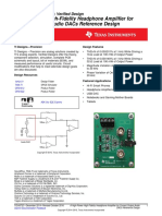 A High Power Headphone Amplifier Reference Design