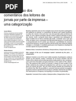 Analise Dos Comentários de Leitores