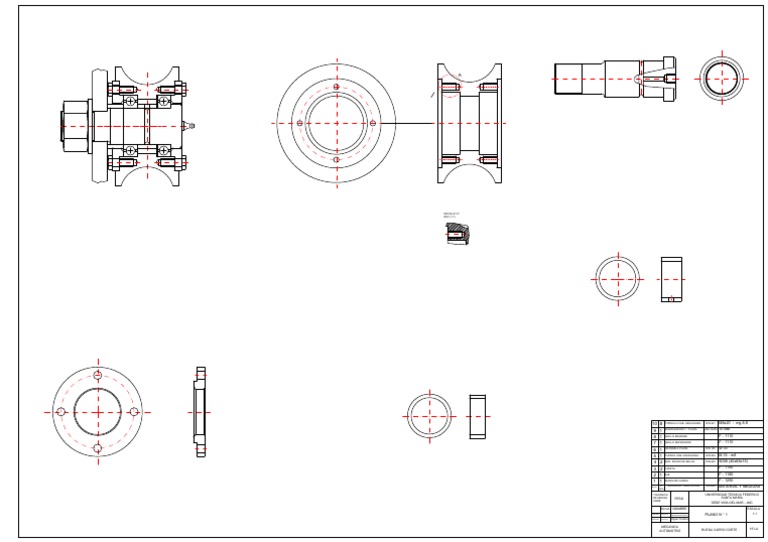 Plano Conjunto de Rueda Carro CorteModel PDF