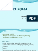 Gizi Kerja (Soehananiek, SKM)