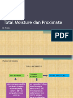 Total Moisture dan Proximate Analysis