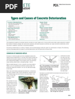 Types and Causes of Concrete Deterioration Is536 PDF