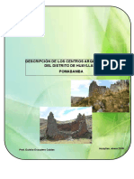 Descripcion de Los Centros Arqueologicos Del Distrito de Huayllan-pombamba