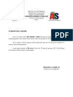 ALS Certificate for Jess Oliver Y. Luna