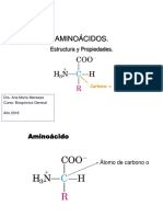 Clase 1 Aminoácidos, Estructura y Propiedades 2018
