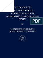 Den Boeft - Philological and Historical Commentary On Ammianus Marcellinus XXIX PDF