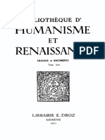 BIBLIOTHEQUE D'HUMANISME ET RENAISSANCE TOME XIII NOS. 1-3 - 1951.pdf