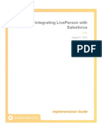 Integrating LivePerson with Salesforce V 9.3