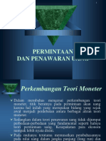 Permintaan Dan Penawaran Uang