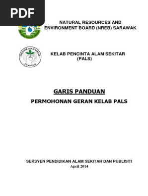 Garis Panduan Permohonan Geran Kelab Pals Pdf