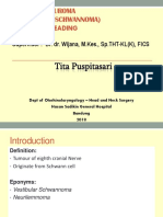 Acoustic Neuroma (Vestibular Schwannoma) Literature Reading: Supervisor: Dr. Dr. Wijana, M.Kes., SP - THT-KL (K), FICS