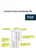 Format of Zone Coordinate File