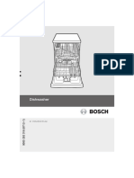 Bosch Dishwasher SPS58M98EU - User Manual